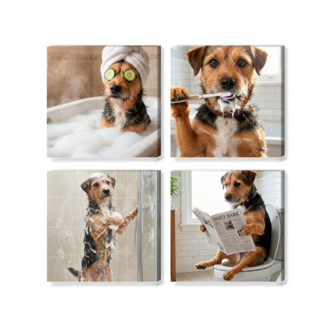 Personalised Pet Prints - Bathroom