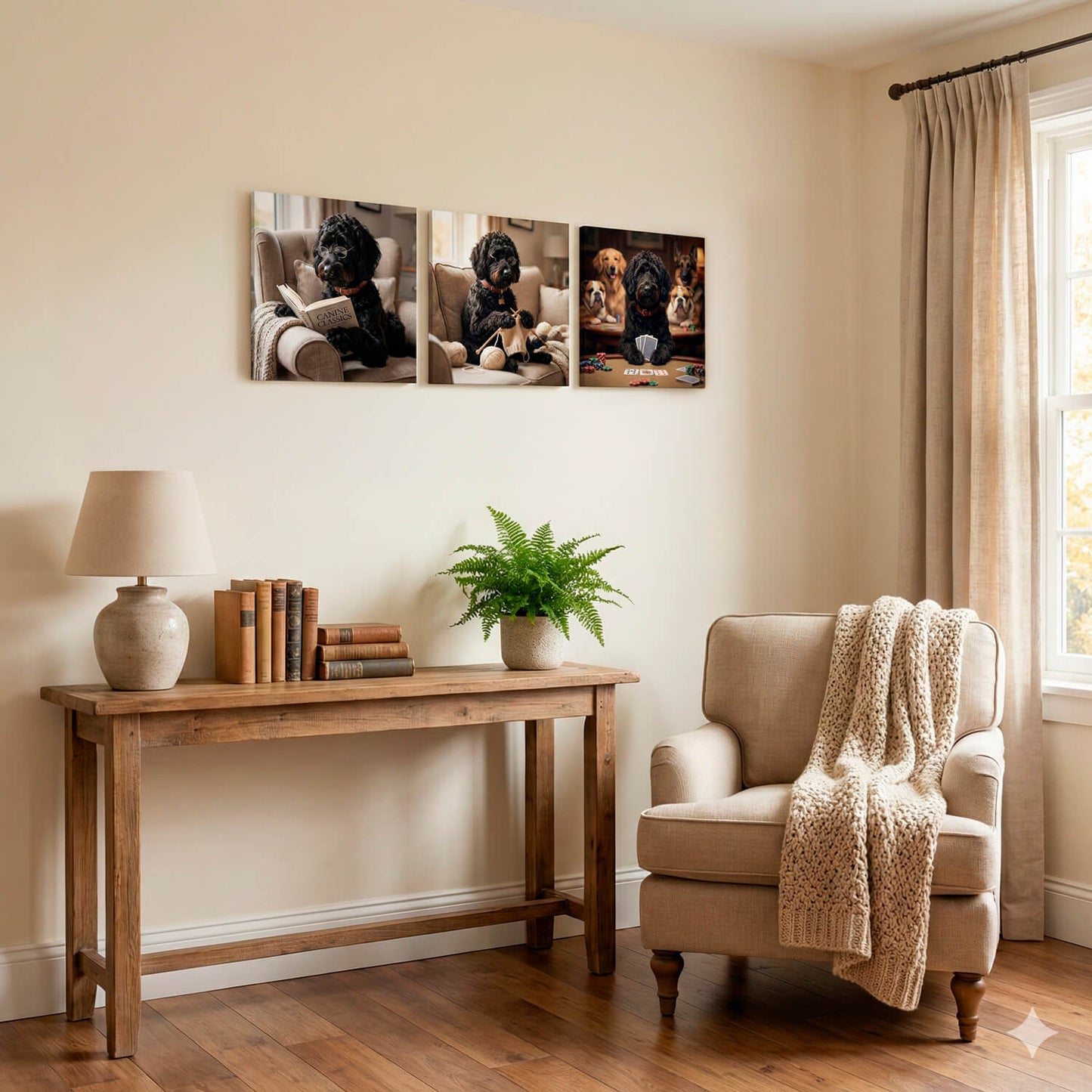 Personalised Pet Prints - Living Room