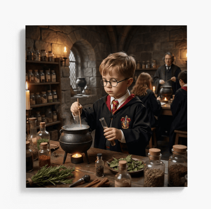Personalised Kids Prints - Wizard