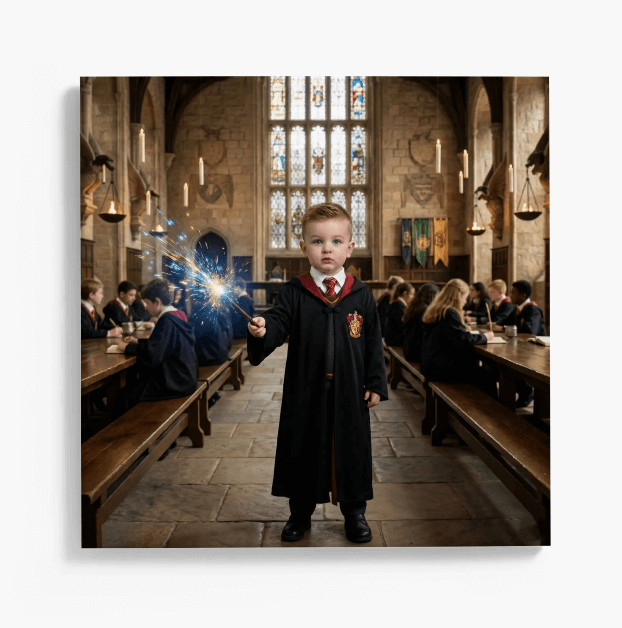 Personalised Kids Prints - Wizard