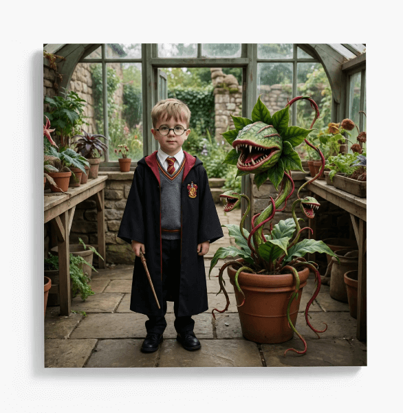 Personalised Kids Prints - Wizard