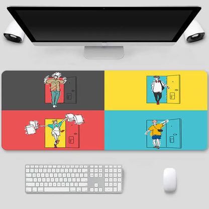 bright pop art mouse mat
