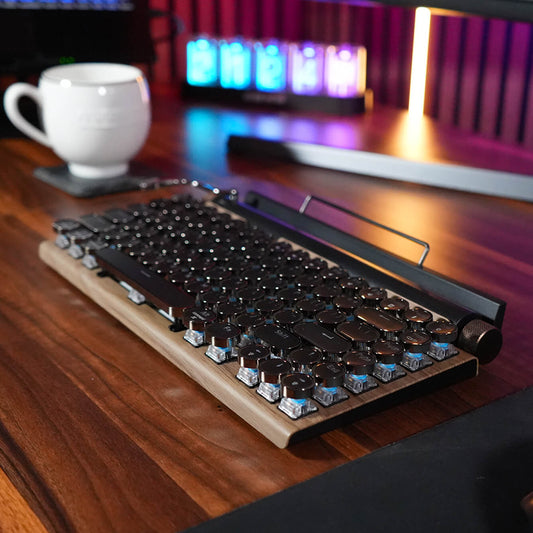 Retro Wireless Typewriter Keyboard