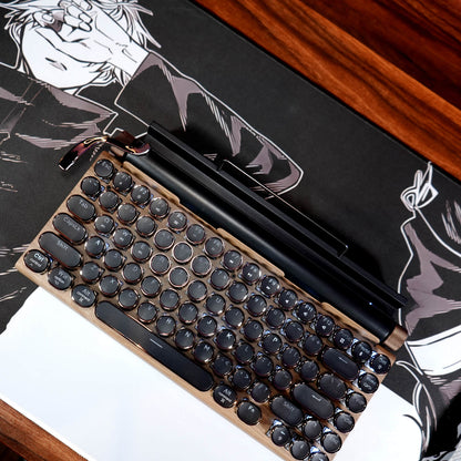 Retro Wireless Typewriter Keyboard