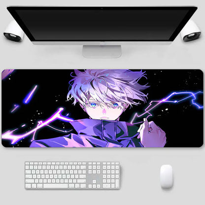 Limitless Spark Purple Lightning Gojo Mouse Mat