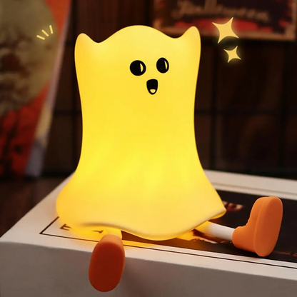 Cute Ghost Silicone Halloween Night Light