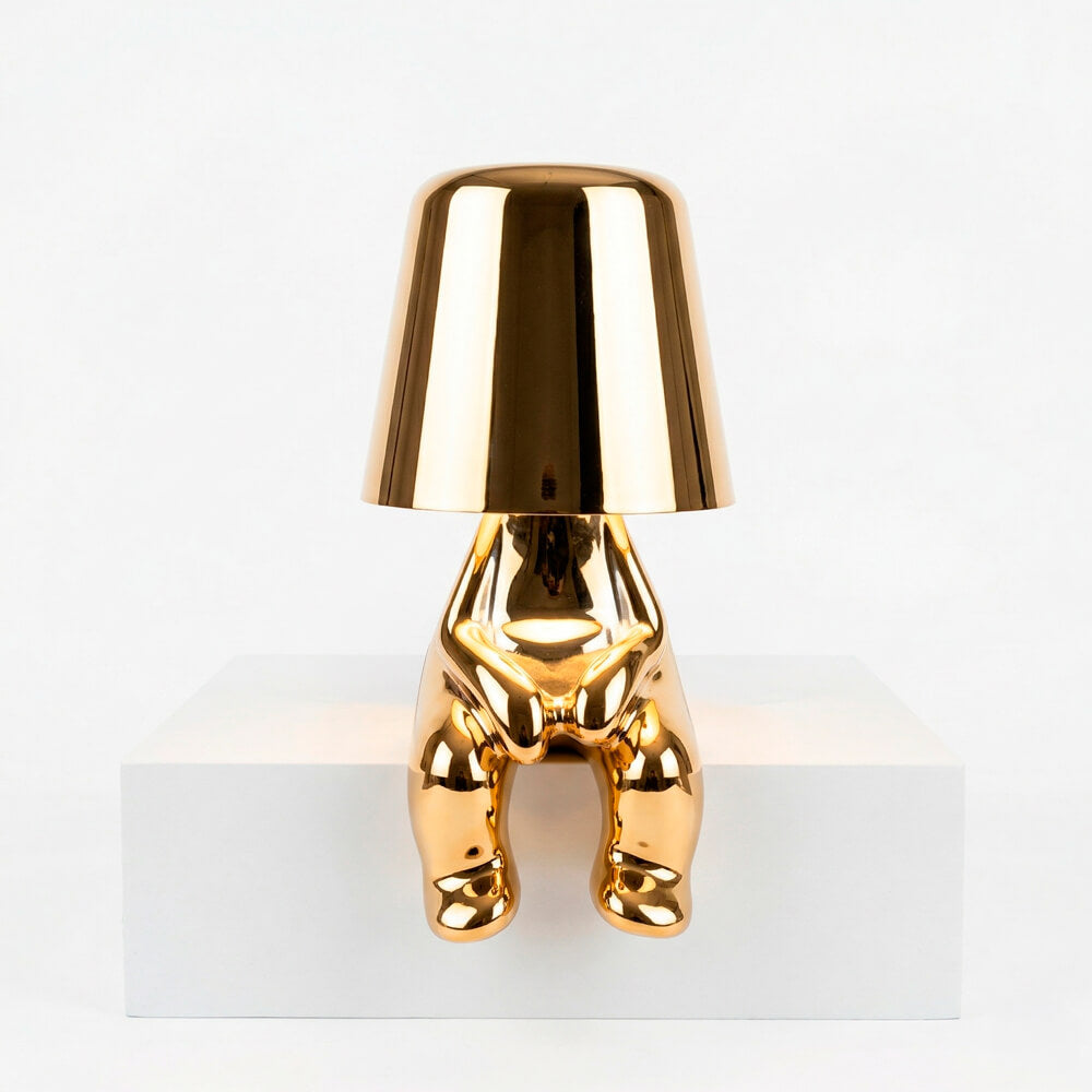 Thinker Statue Desk Lamp