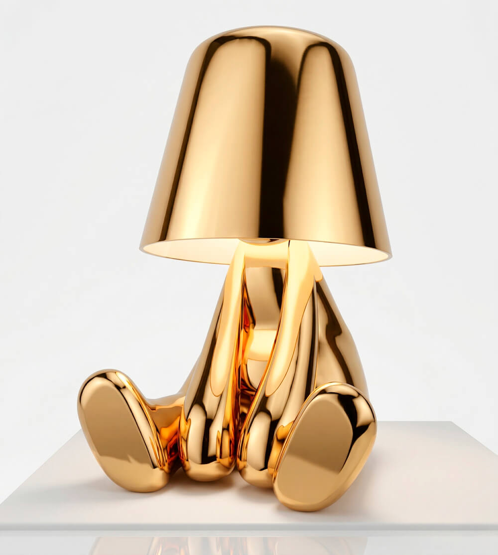 Thinker Statue Desk Lamp