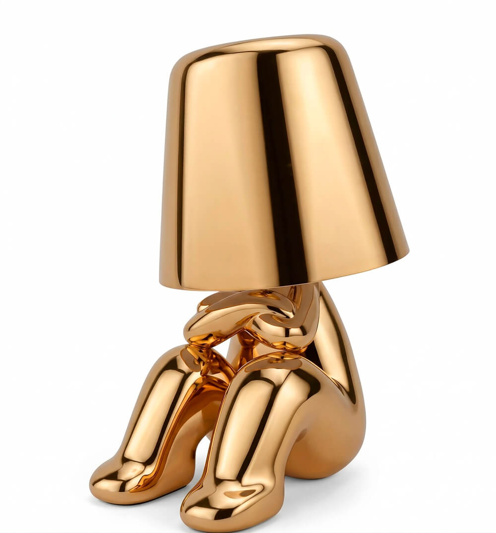 Thinker Statue Desk Lamp