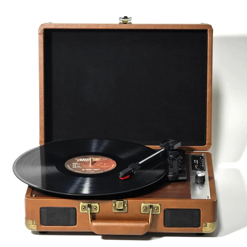 Suitcase Record Player - Vinyl Bluetooth Turntable