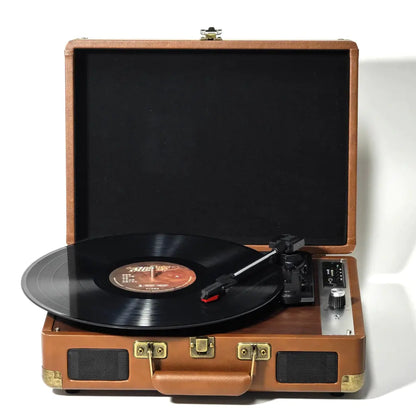 Suitcase Record Player - Vinyl Bluetooth Turntable
