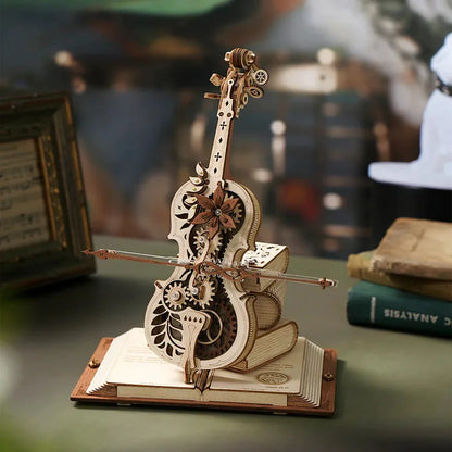 Musical instrument puzzle craft project