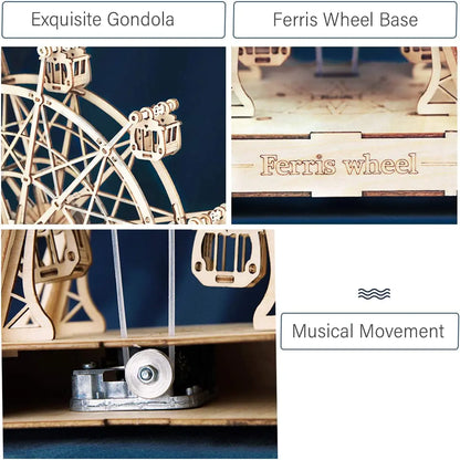 Nostalgic ferris wheel diy music box