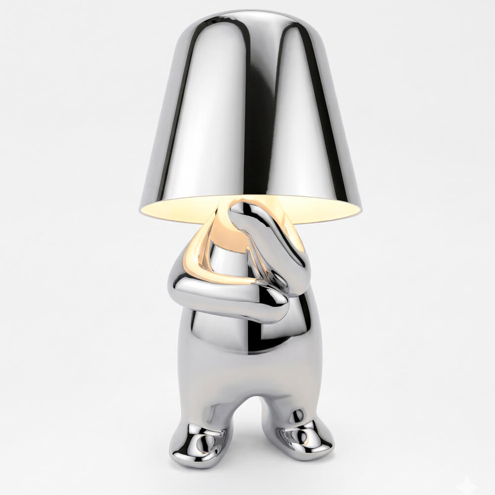 Thinker Statue Desk Lamp