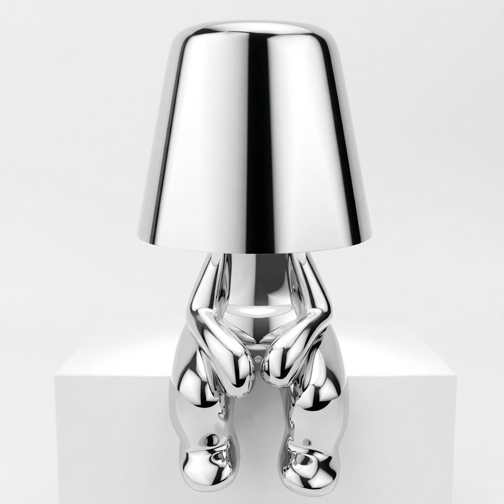 Thinker Statue Desk Lamp